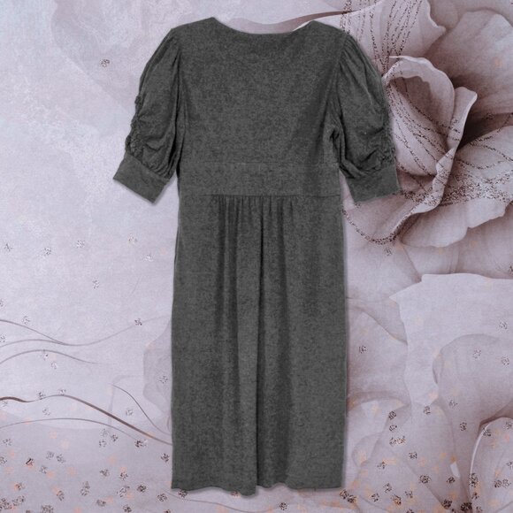 Jones New York Gray Midi Dress - Picture 2 of 4